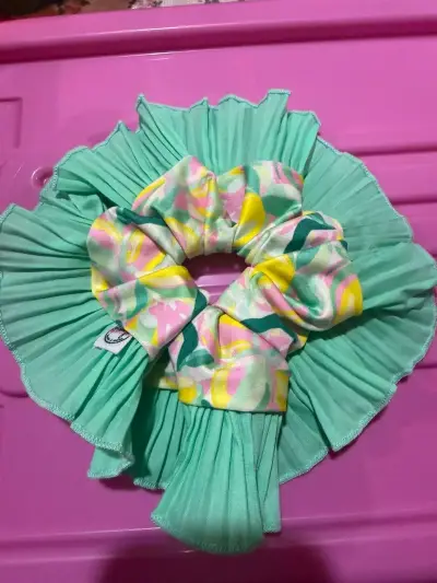 Rumba plisado azul y estampado - miniatura 4