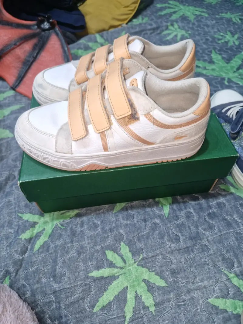 Zapatillas Lacoste blancas con velcro - 3