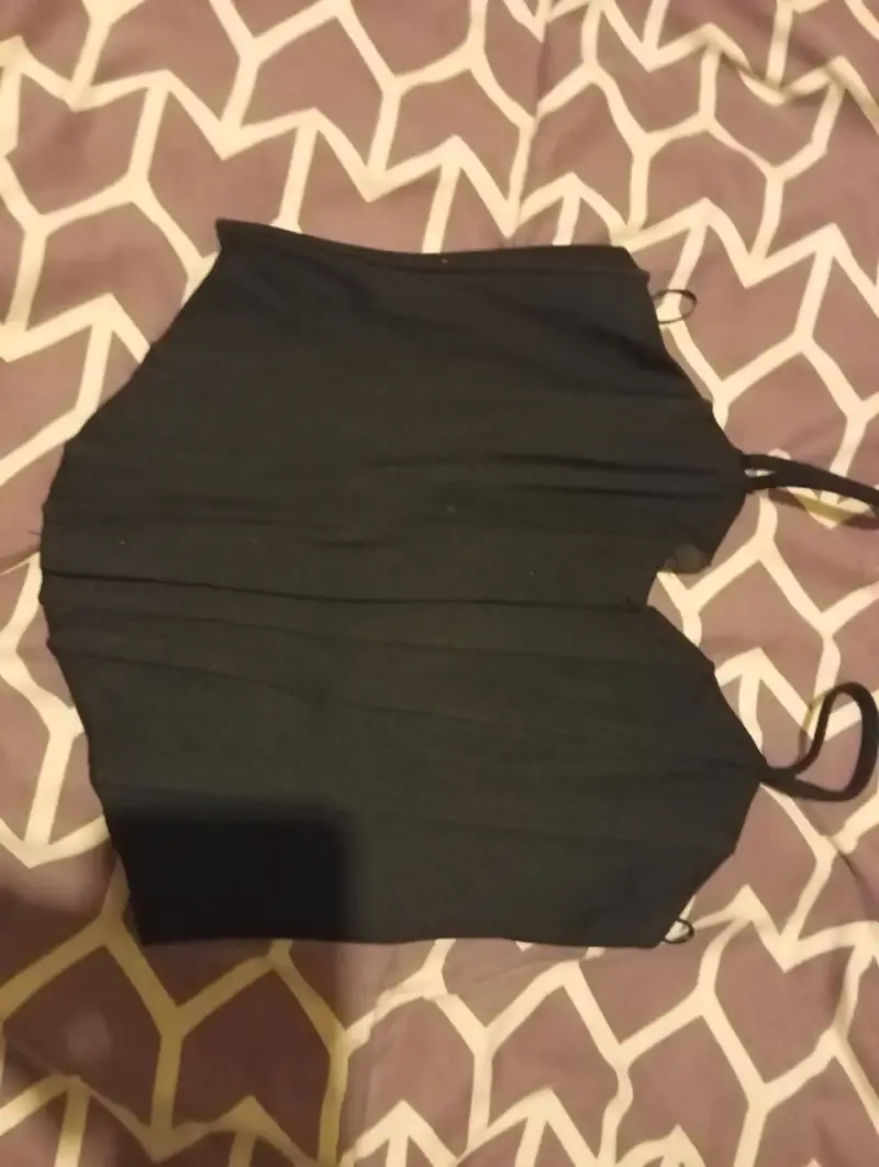 Corset negro elegante para mujer - 2