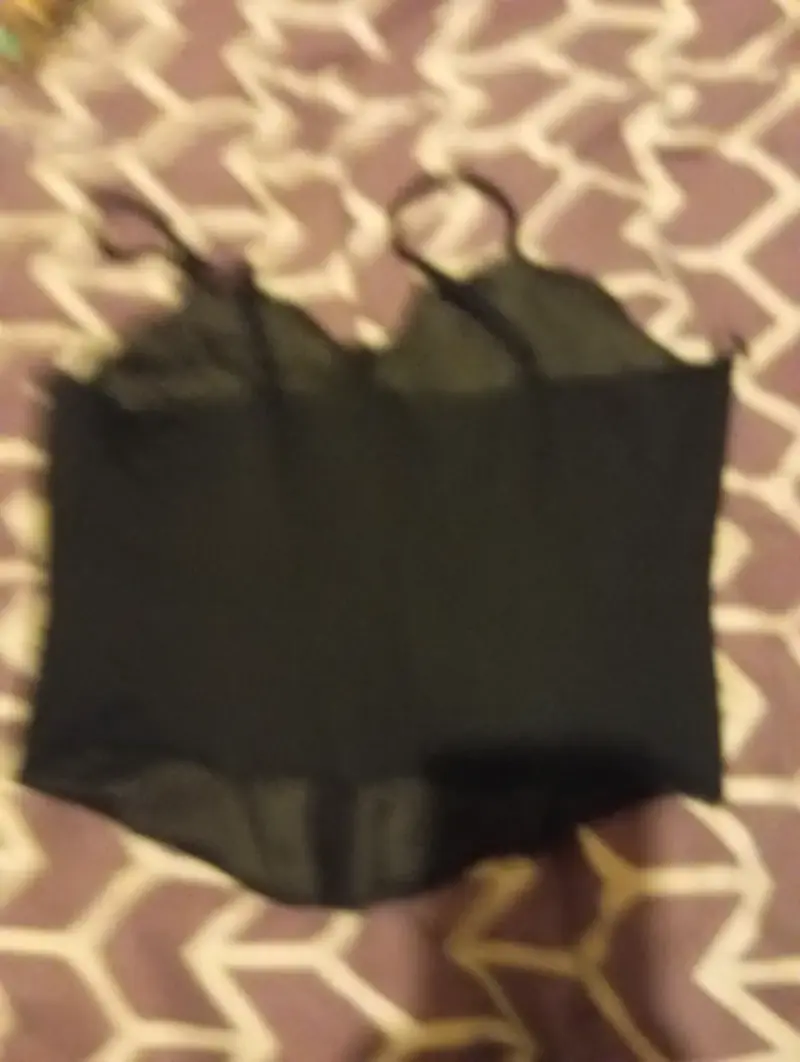 Corset negro elegante para mujer - 3