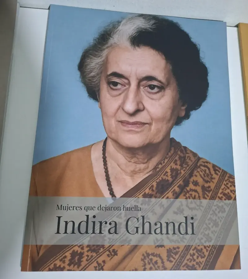 Libro Mujeres que dejaron huella: Indira Gandhi