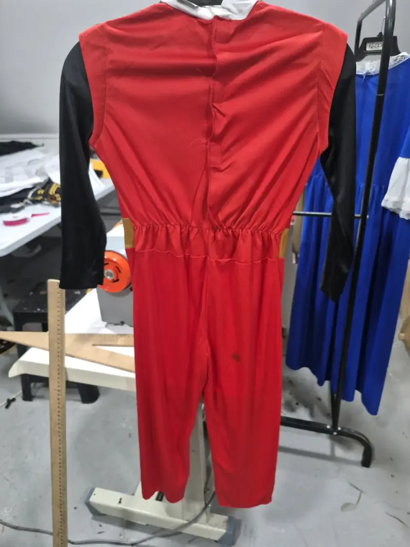 Disfraz de power ranger rojo para niño talla 4/6 - 2