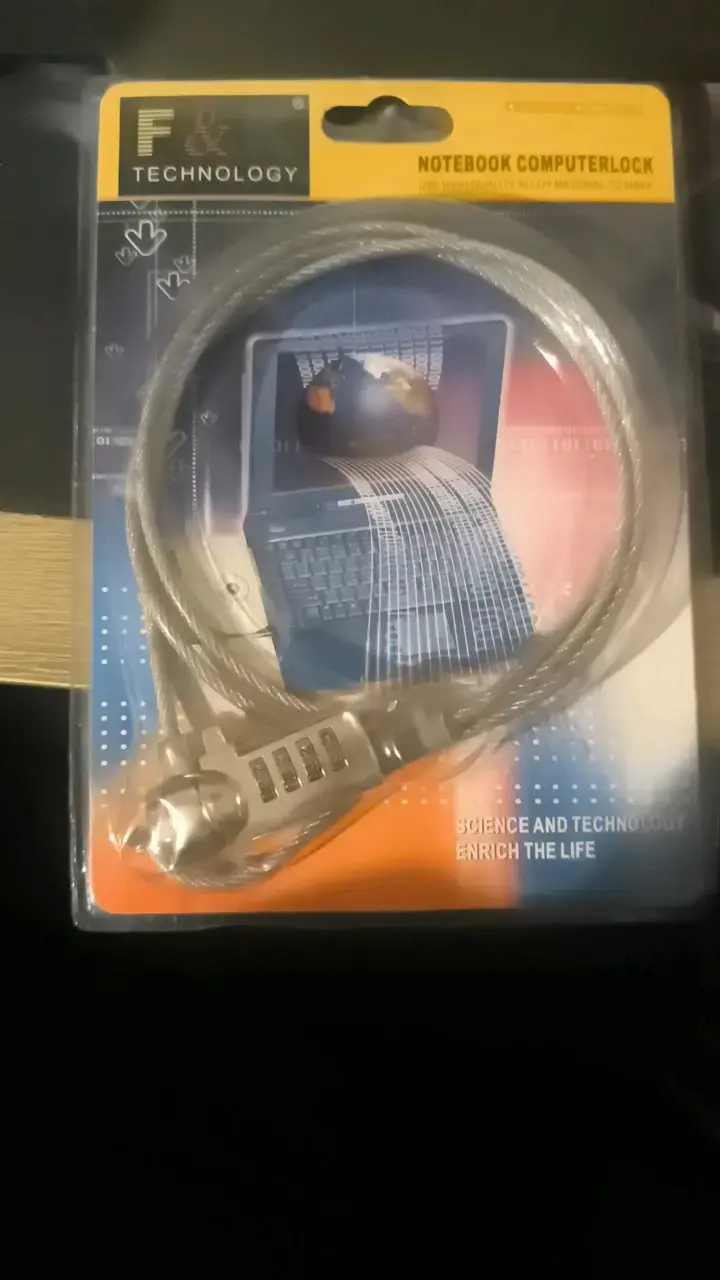 Candado de seguridad para notebook F&K - 1