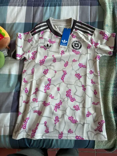 Polera Adidas estampado floral selección Chile - miniatura 1