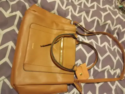 Bolso Cyzone marrón con bolsillo frontal - miniatura 2