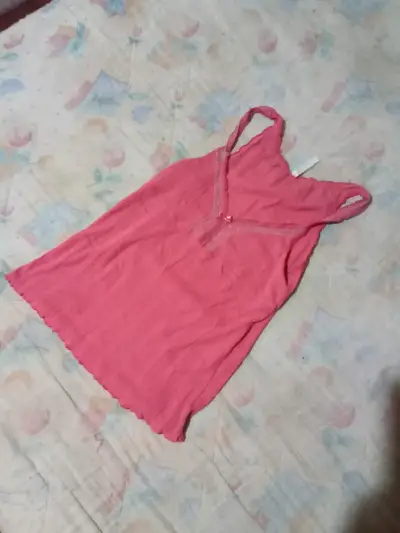 Camiseta sin mangas coral para mujer - miniatura 1
