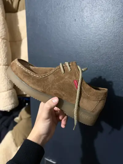 Zapatos casuales Hush Puppies de gamuza marrón - miniatura 1