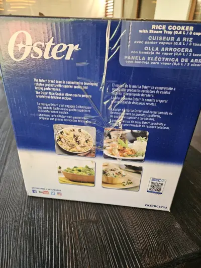 Olla arrocera eléctrica Oster 0.6L roja - miniatura 2