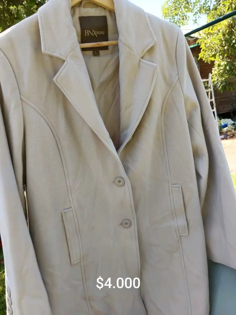 Abrigo beige BNX para mujer talla L