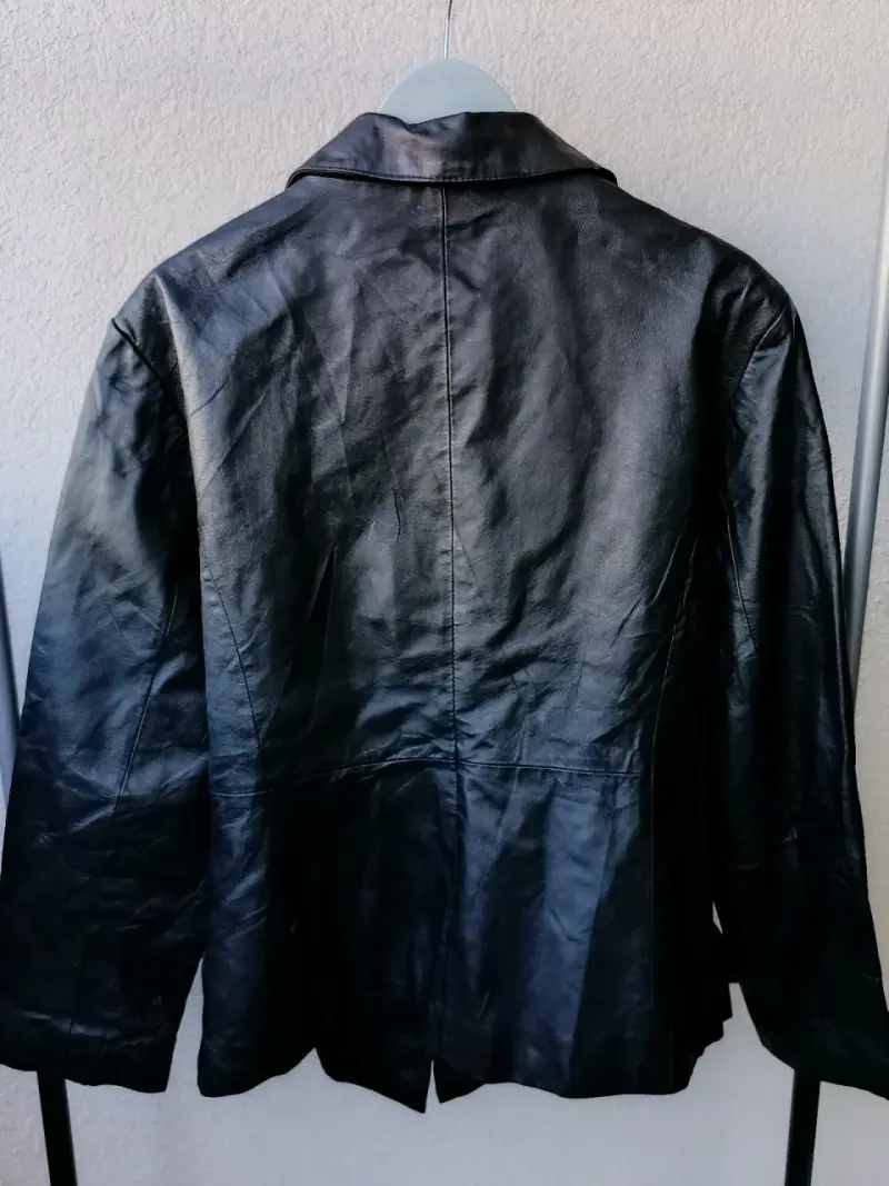 Chaqueta de cuero negra Jessica London - 2