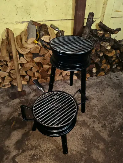 Fogón/Parrilla con llanta de acero - miniatura 1