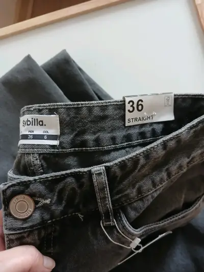 Jeans Gris Sybilla talla 36 - miniatura 2