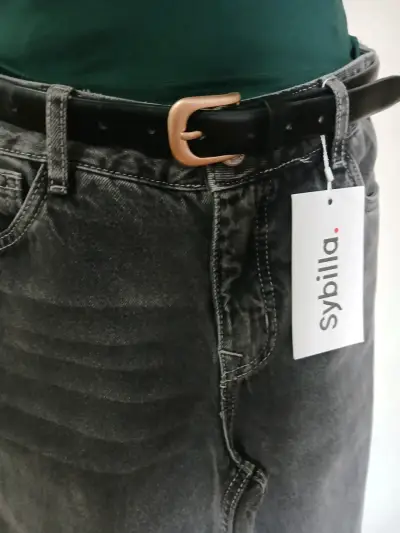 Jeans Gris Sybilla talla 36 - miniatura 4