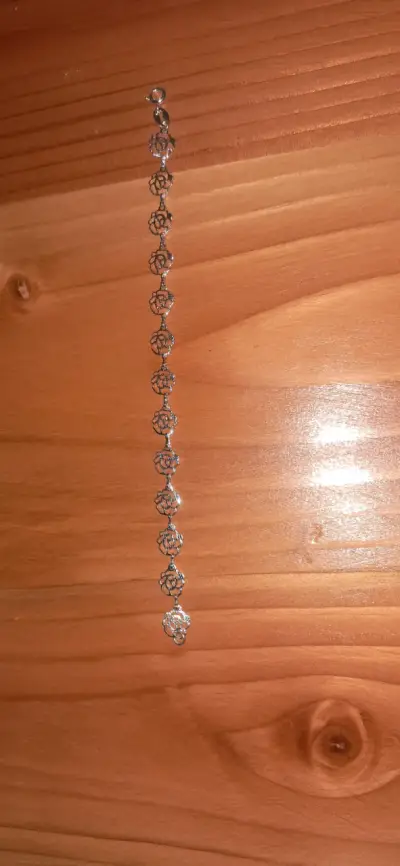 Hermosa Pulsera 925 plata nacional - miniatura 1