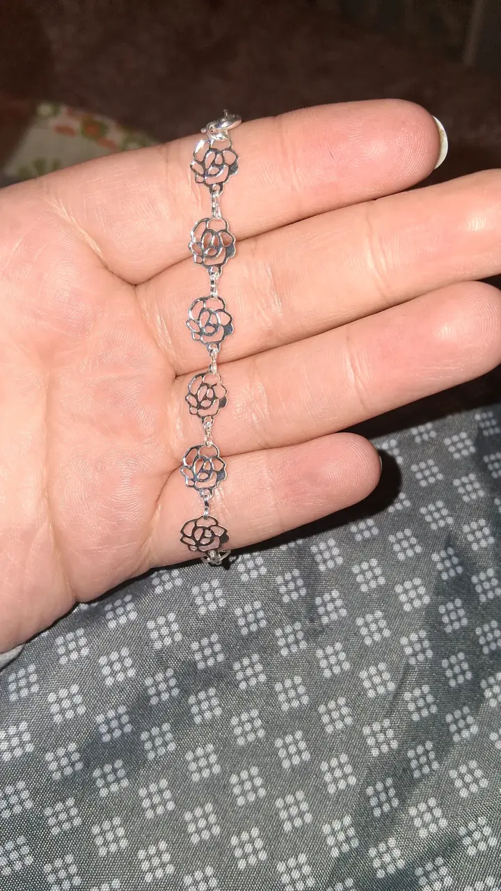 Hermosa Pulsera 925 plata nacional - 2