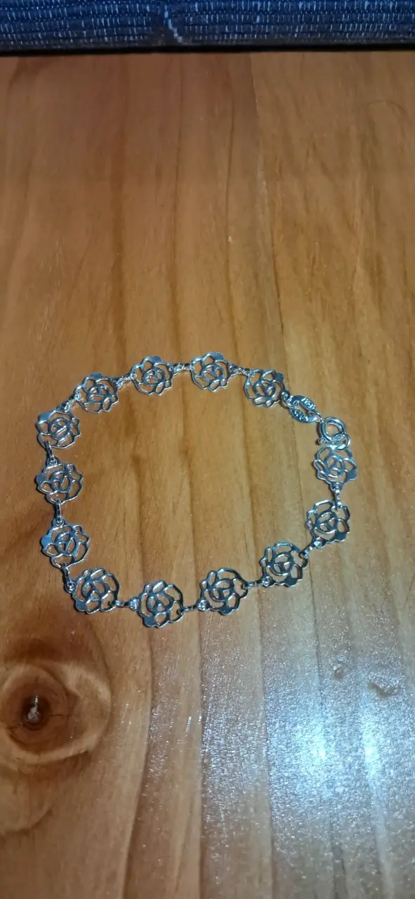 Hermosa Pulsera 925 plata nacional - 3