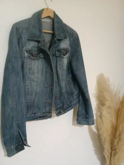 Chaqueta de mezclilla azul marca Wados para mujer - miniatura 1