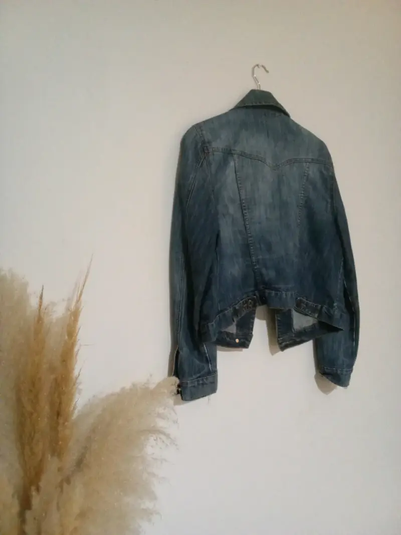 Chaqueta de mezclilla azul marca Wados para mujer - 3