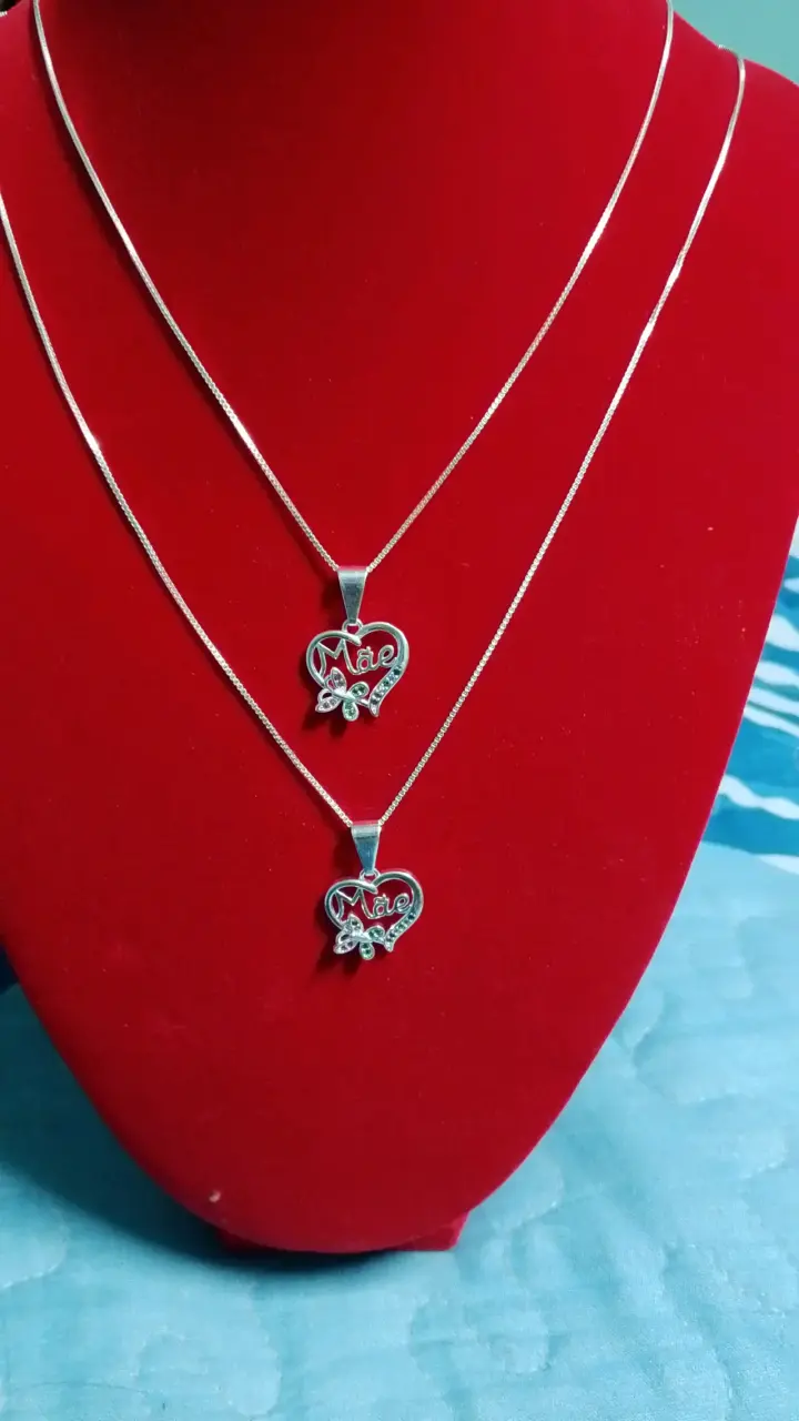 Pulsera de plata con corazón verde - 3