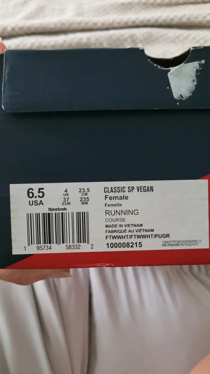 Zapatillas Reebok Classic blancas vegan - 3