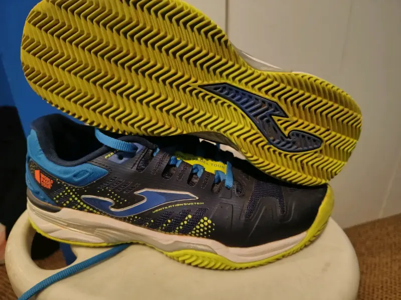 Zapatillas deportivas Joma azul y amarillo - 1