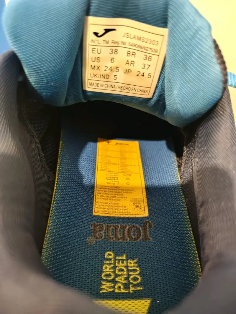 Zapatillas deportivas Joma azul y amarillo - 4