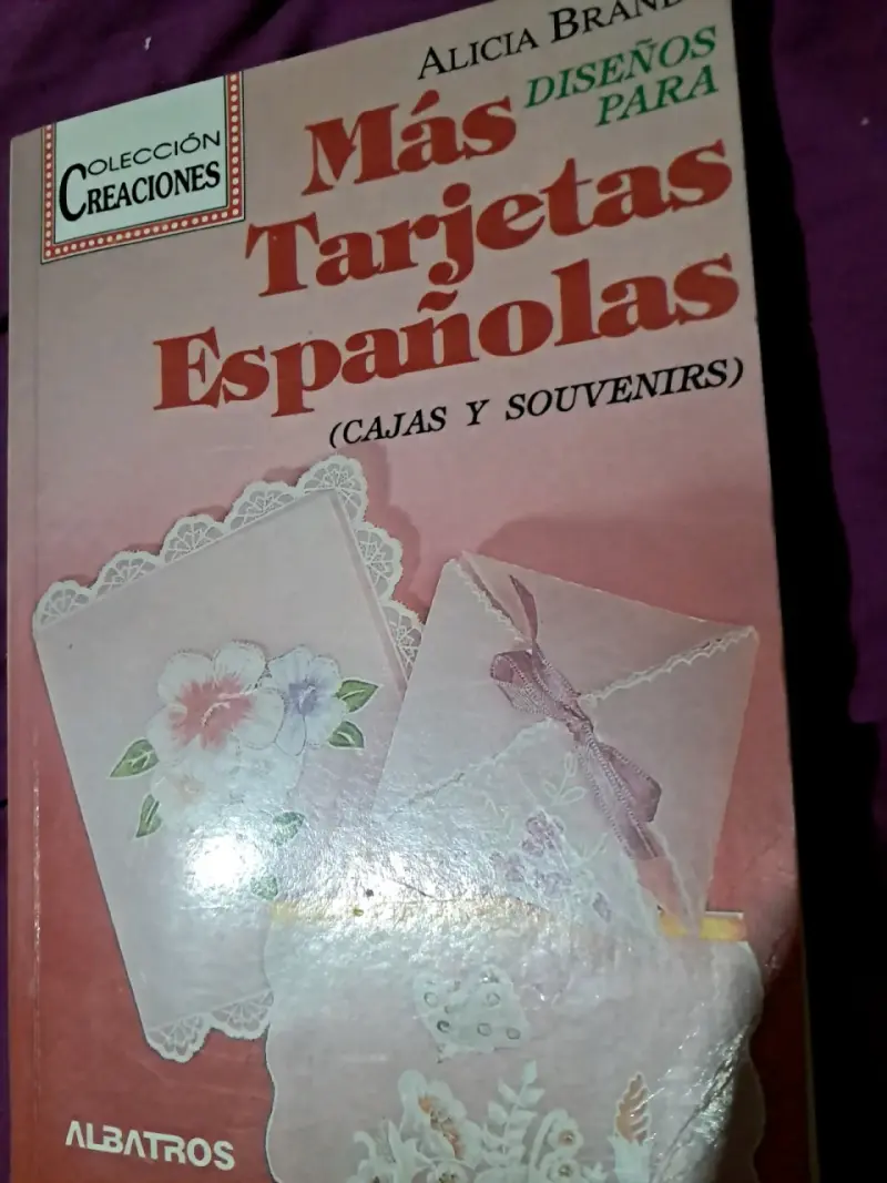 Libro de manualidades de tarjetas españolas - 1