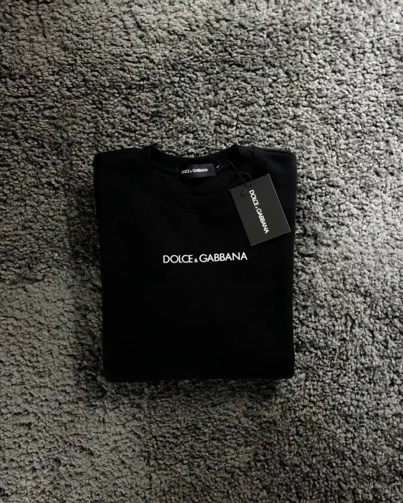 Polerón negro Dolce & Gabbana con logo - 2