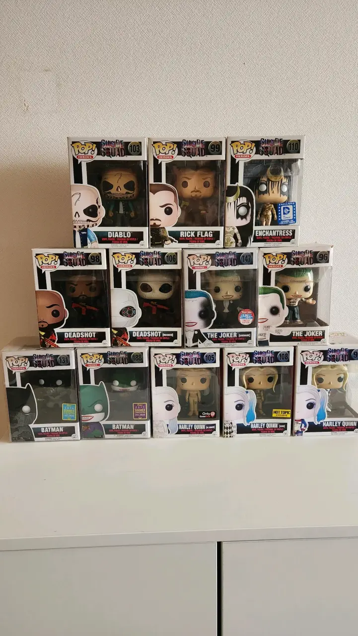 Colección de figuras Funko Pop Suicide Squad