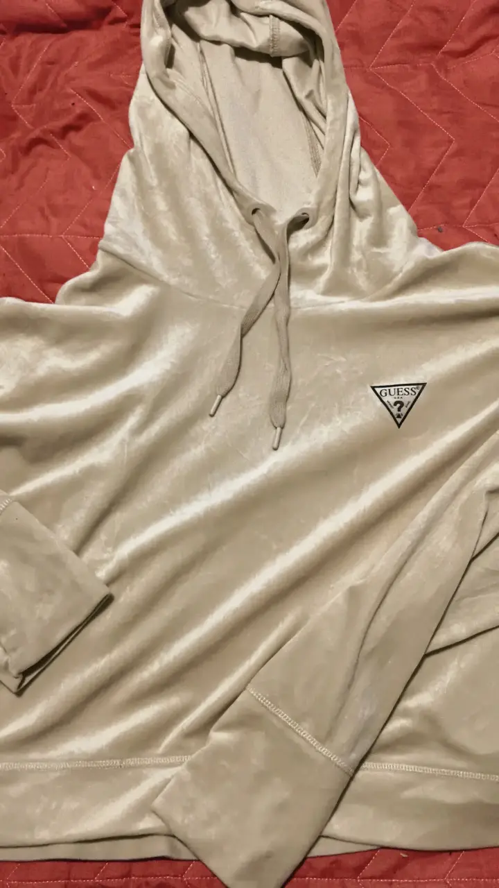 Polerón con capucha beige Gues - 3