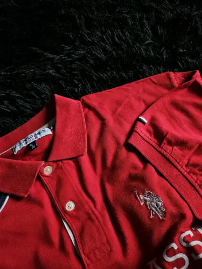 Polera polo roja U.S. Polo Assn. - miniatura 2