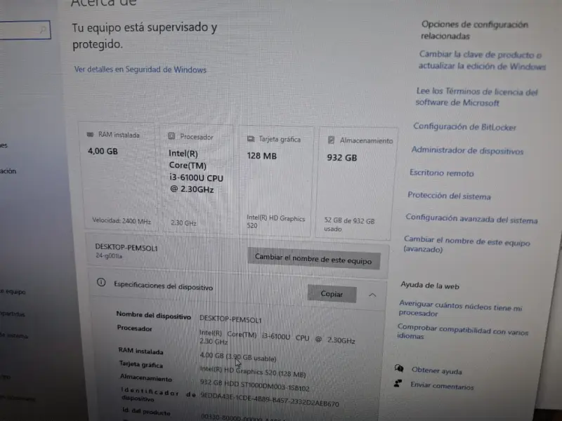 Computador All-in-One HP con pantalla grande - 3