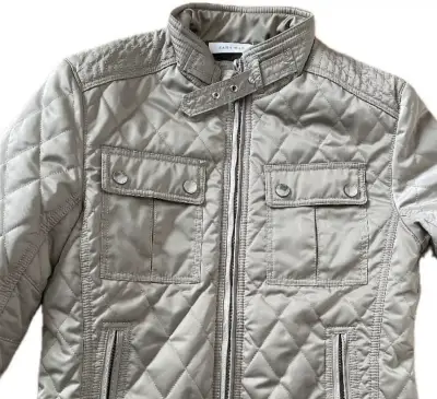 Chaqueta acolchada beige para hombre - miniatura 2