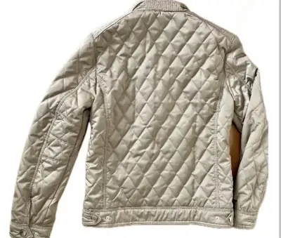 Chaqueta acolchada beige para hombre - miniatura 4