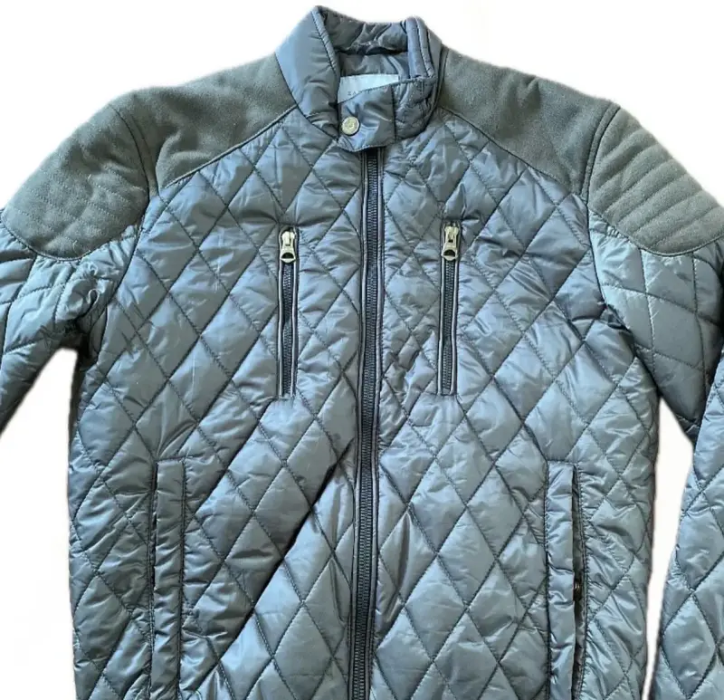 Chaqueta acolchada gris para hombre - 1