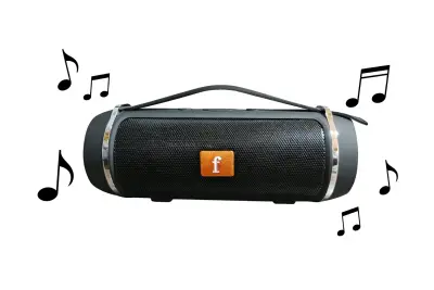 Parlante Bluetooth portátil Marca F - miniatura 1