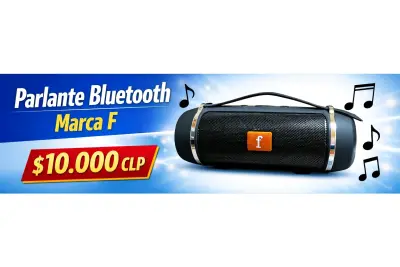 Parlante Bluetooth portátil Marca F - miniatura 2