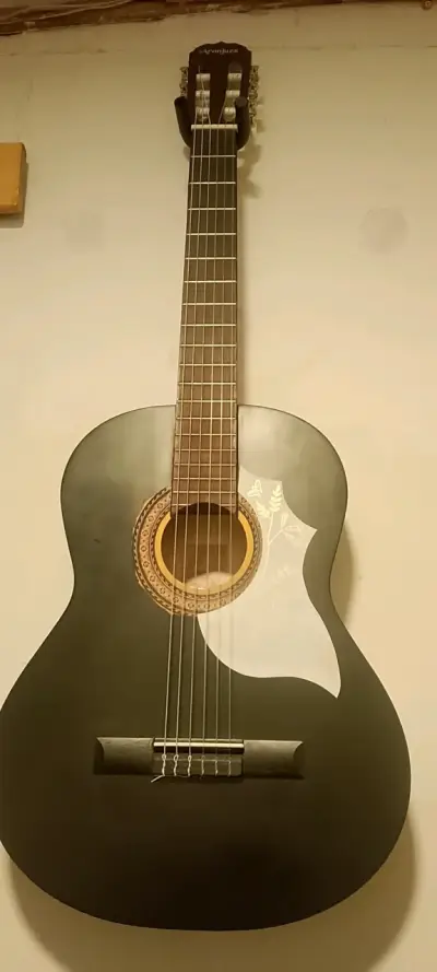 Guitarra clásica Aranjuez negra - miniatura 1