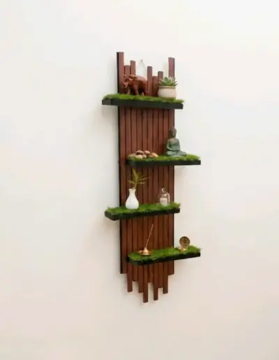Estante repisa decorativo de pared flotante - miniatura 1