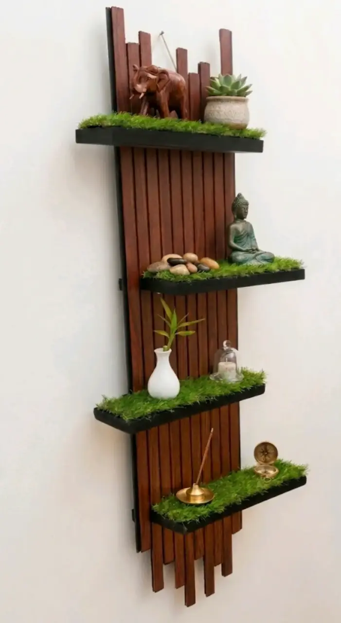 Estante repisa decorativo de pared flotante - 2