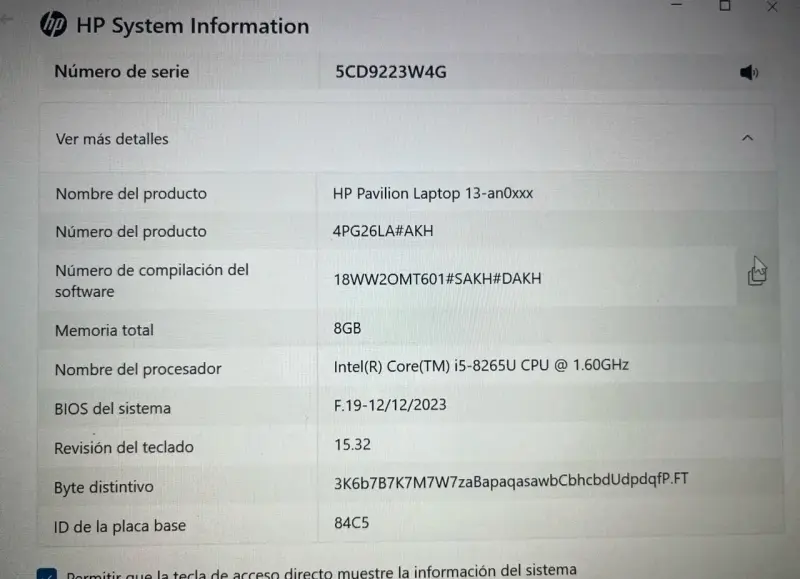 Laptop HP con Windows 10 en buen estado - 2