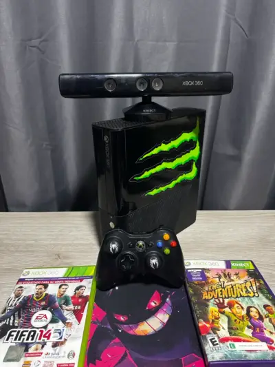 Consola Xbox 360 con Kinect y juegos - miniatura 1