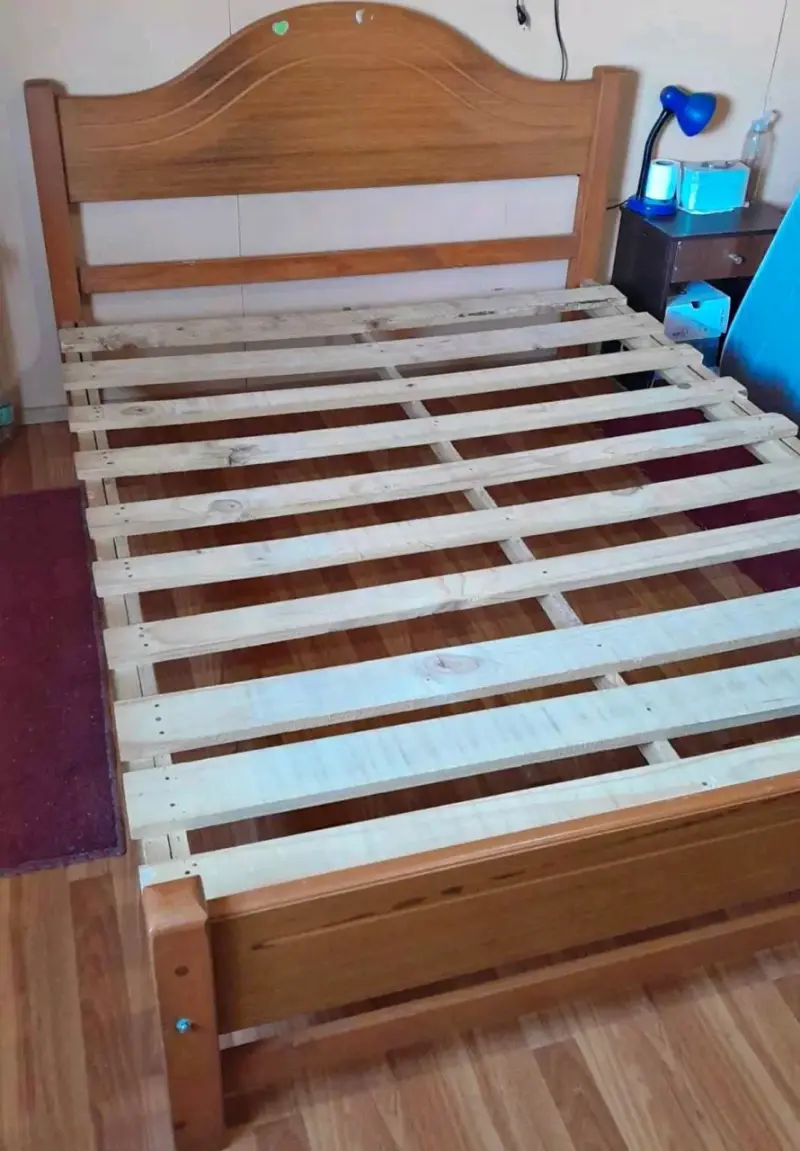 Marquesa de madera 2 plazas