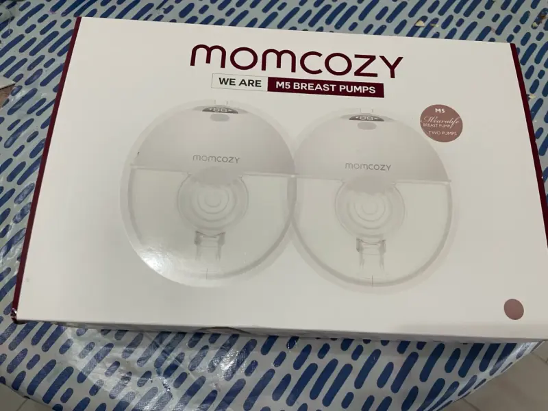 Extractor de leche Momcozy M5 rojo - 2