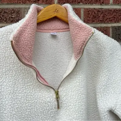 Polar de mujer blanco corderito peludo - miniatura 5