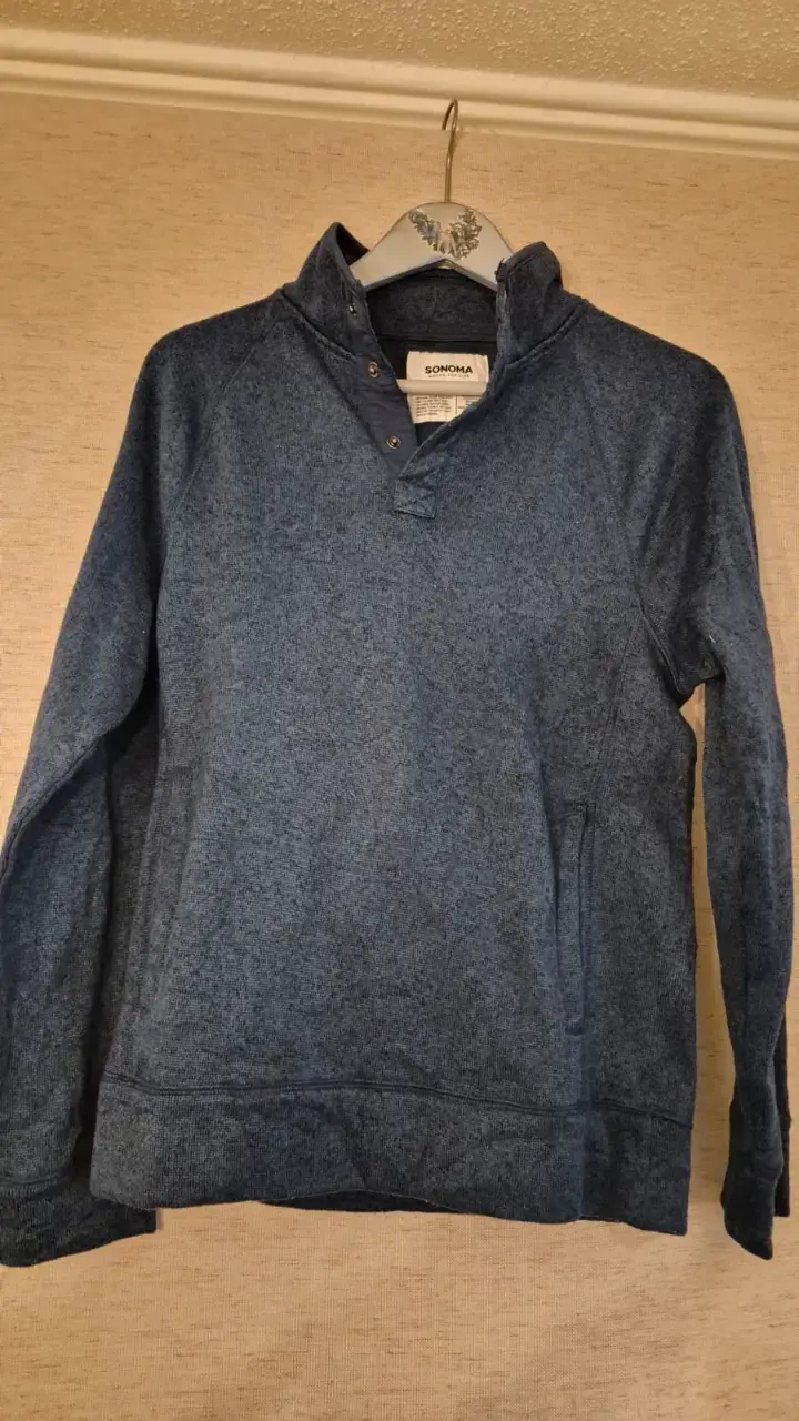 Suéter azul Sonoma con cuello alto
