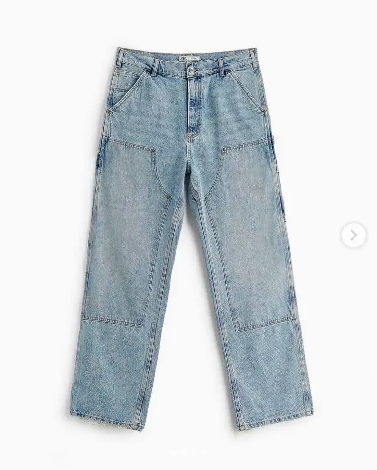 Jeans zara de mezclilla hombre - 5