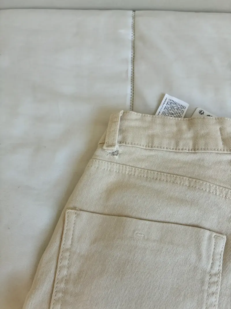 Jeans Desigual bordados florales beige - 4