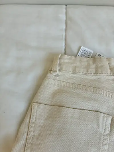 Jeans Desigual bordados florales beige - miniatura 4