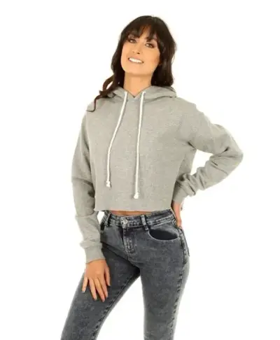 Polerón gris con capucha talla L - miniatura 4